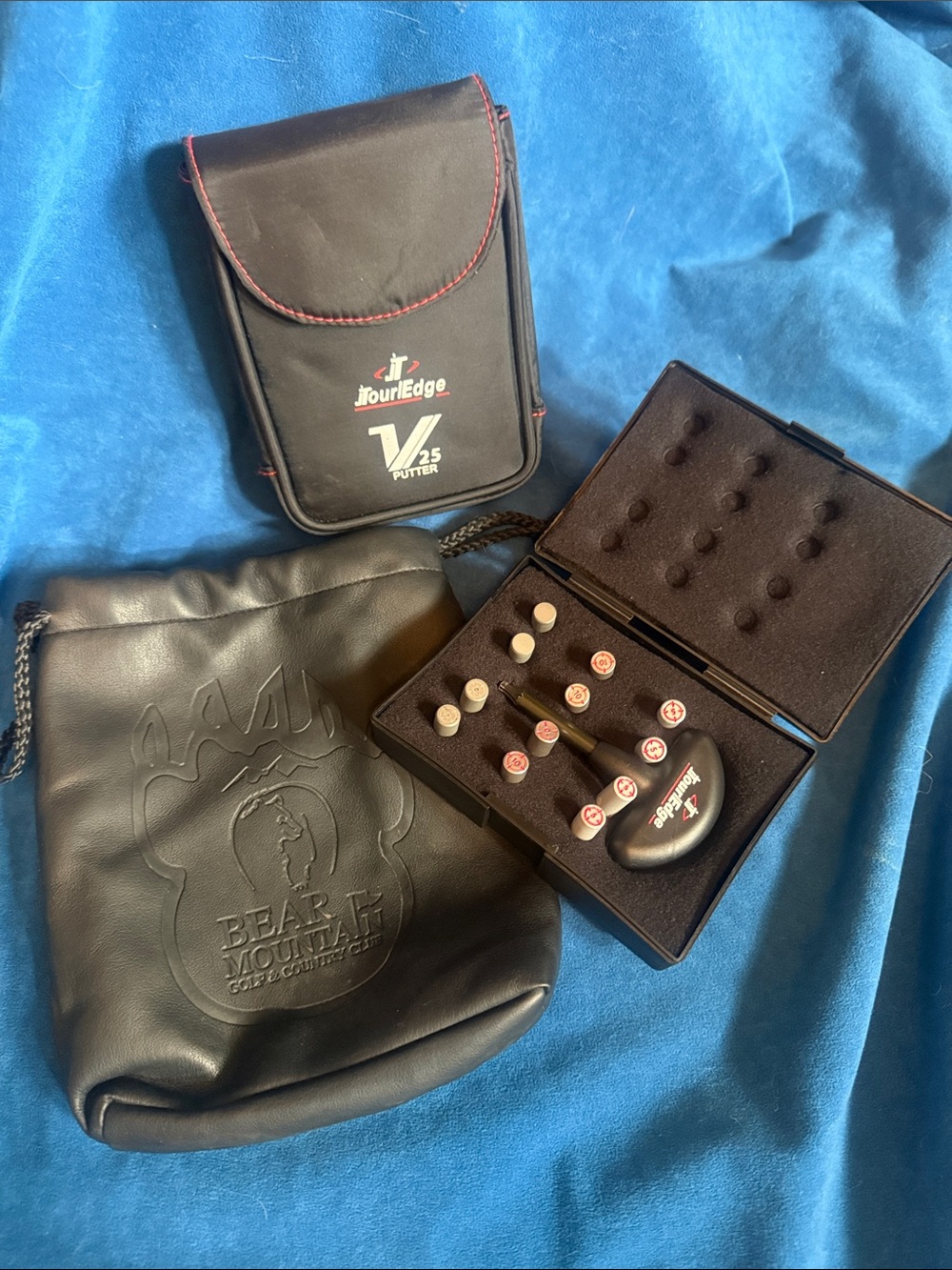 Golf Tour Edge V25 Putter weights Accessories Set - Black